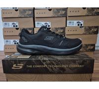 Skechers Women's Ridge Oak Gateway Trail Sneaker, Black Leather/Textile/Black Synthetic, 5 UK