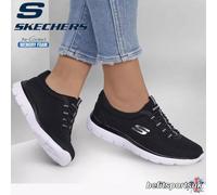 SKECHERS WOMENS SHOES BLACK SKETCHERS LADIES MEMORY FOAM SLIP-ON TRAINERS SIZES