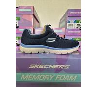 'Ladies Skechers' Memory Foam Vegan Trainers - Artistry Chic 150119