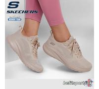 SKECHERS WOMENS SHOES SKETCHERS BEIGE LADIES MEMORY FOAM GYM TRAINERS SIZES