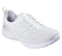 Skechers Women's Show Runner, White/Multi, 9.5