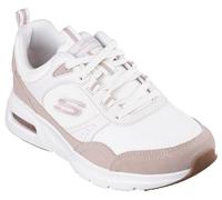 Skechers Women's Skech-AIR Court Cool Avenue, Natural & Taupe Leather/Natural Mesh/Pink Tri, 2.5 UK