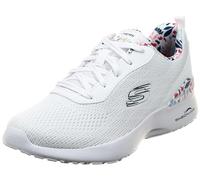 Skechers Womens Skech-air Dynamight Laid Out Trainers, White Mesh Multi Trim, 6 UK