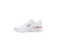 Skechers Womens Skech-air Dynamight Laid Out Trainers, White Mesh Multi Trim, 6 UK