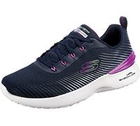 Skechers Women's Skech-AIR Dynamight Sneaker, Navy Mesh/Purple Trim, 6 UK