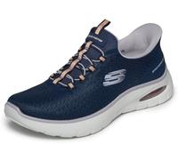 Skechers Women's Skech-Air Summits Pure Ease Trainers, Navy Mesh Multi Trim, 6 UK