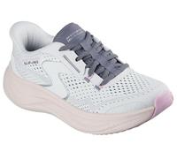 Skechers Women's Skech Cloud Plush Horizon Slip-On Sneakers, White Mesh/Synthetic/Multi Trim, 4 UK