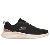 Skechers Women's Skech-Lite Pro 2.0 - Brilliant Shimmer Sneaker in Black/Rose Gold, Size 4 | Textile/Synthetic, Vegan, Machine Washable