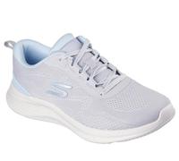 Skechers Women's Skech-Lite Pro 2.0 Everyday Pace Sneaker, Gray Mesh/Lt Blue Trim, 7 UK