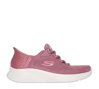 Skechers Women's Trainer Skech-Lite Pro Natural Slip-On Mesh Pink Trim Dark Mauve UK 3