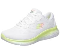 Skechers Women's Skech-Lite Pro Stunning Steps Sneaker, White Mesh/Lime Trim, 7 UK