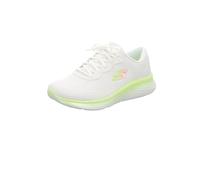 Skechers Women's Skech-LITE PRO Stunning Steps, White Mesh/Lime Trim, 4.5 UK