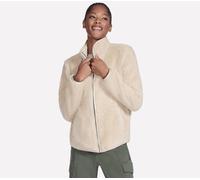 Skechers Women's Skech-Sherpa Jacket in Natural/Tan, Size XL | Polyester