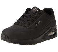 Skechers Women's Skecher Street Women's Uno - Stand on Air Sneaker, Black, 7 UK Wide