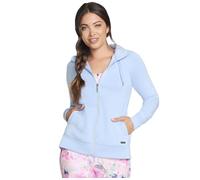 Skechers Women's Skechluxe Elevate Full Zip Jacket Off Blue L
