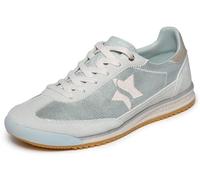 Skechers Women's Skx 92 Perfectly Shimmered Sneaker, Sage Suede/Trim, 9 UK