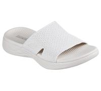 Skechers Women's Slide Sandal, Natural, 8