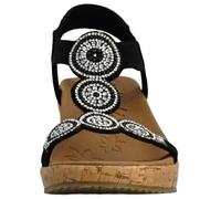 Skechers womens Beverlee - Date Glam Sandal Black 9.5 medium US