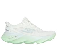 Skechers Women's Slip-ins: Aero Burst Sneaker in Off White/Green, Size 5 | Textile/Synthetic, Vegan, Machine Washable , Arch Fit , Hyper Burst