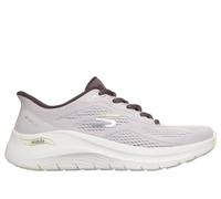 Skechers Women's Slip-ins: Arch Fit 2.0 - Bold Motion Sneaker in Light Mauve, Size 4 | Textile/Synthetic, Vegan, Machine Washable