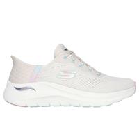 Women's Skechers Womens Arch Fit 2.0 Easy Chic Slip-Ins Trainers - White - Size: 5.5