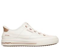 Skechers Women's Slip-ins: Arch Fit Arcade - Catch Ya There Sneaker in White, Size 5.5 | Synthetic, Vegan, Machine Washable