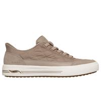 Skechers Women's Slip-ins: Arch Fit Arcade - Cosy Fit Cuddle Steps Sneaker in Taupe, Size 4 | Textile/Leather/Synthetic