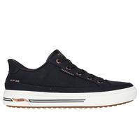 Skechers Women's Slip-ins: Arch Fit Arcade - See Ya There Sneaker in Black, Size 3 | Textile, Vegan, Machine Washable