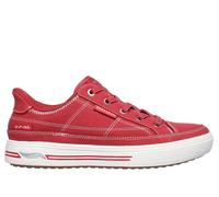 Skechers Women's Slip-ins: Arch Fit Arcade - See Ya There Sneaker in Red, Size 7 | Textile, Vegan, Machine Washable