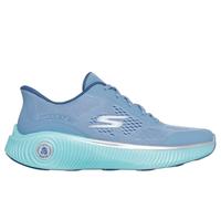 Skechers Women's Slip-ins: Arch Fit GO RUN Anywhere Sneaker in Blue/Turquoise, Size 8 | Synthetic/Textile, Machine Washable , Hyper Burst