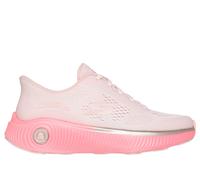 Skechers Women's Slip-ins: Arch Fit GO RUN Anywhere Sneaker in Light Pink, Size 6 | Synthetic/Textile, Machine Washable , Hyper Burst
