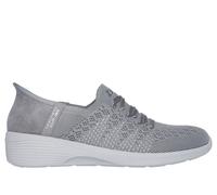 Skechers Women's Slip-ins: Arya - Swiftly Slip-On Shoes in Gray, Size 6 | Textile, Vegan, Machine Washable