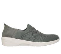 Skechers Women's Slip-ins: Arya - Swiftly Slip-On Shoes in Olive, Size 7 | Textile, Vegan, Machine Washable