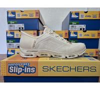 Women's Skechers GLIDE-STEP GRATIFY - PACE Womens Trainers Natural/Gold - Cream - Size: 6
