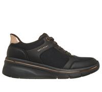 Skechers Women's Slip-ins: Billion Flex - Livin' Lush Wedge in Black, Size 5.5 | Synthetic/Textile