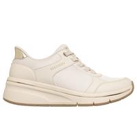 Skechers Women's Slip-ins: Billion Flex - Livin' Lush Wedge in Natural, Size 6.5 | Synthetic/Textile