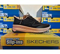 SKECHERS WOMENS SLIP INS BLACK SHOES LADIES MEMORY FOAM TRAIL TRAINER SLIP IN 6