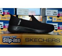 Skechers Women's GO Walk Joy Vela Slip-On, Black, 4