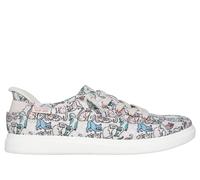 Skechers Women's Slip-ins: BOBS D'Vine - Flower Kitty Sneaker in Natural, Size 3 | Textile/Metal, Vegan, Machine Washable