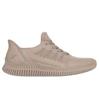 Skechers Women's Slip-ins: BOBS Geo Lite - Divine Pace Sneaker in Tan, Size 4 | Synthetic/Textile, Machine Washable