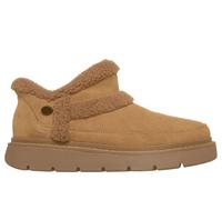 Skechers Women's Slip-ins: BOBS Keepsakes Lite - Winter Snug Boots in Chestnut, Size 8 | Leather/Textile