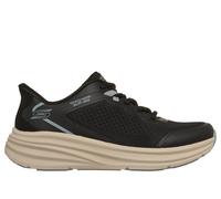 Skechers Women's Slip-ins: BOBS Skillz - Too Essential Sneaker in Black, Size 5 | Textile/Synthetic, Vegan, Machine Washable