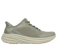 Skechers Women's Slip-ins: BOBS Skillz - Too Essential Sneaker in Olive, Size 4.5 | Textile/Synthetic, Vegan, Machine Washable