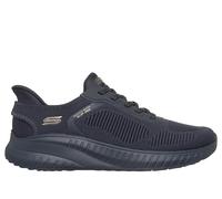 Skechers Women's Slip-ins: BOBS Sport Squad Chaos Sneaker in Dark Navy Blue, Size 3.5 | Textile/Synthetic, Vegan, Machine Washable
