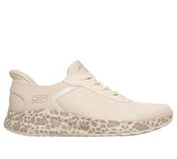 Skechers Women's Slip-ins: BOBS Sport Squad Chaos - Daily Prowl Sneaker in Natural, Size 4.5 | Textile/Synthetic, Machine Washable