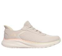 Skechers Women's Slip-ins: BOBS Sport Squad Chaos - Ombre Paradise Sneaker in Natural, Size 7 | Textile/Synthetic, Vegan, Machine Washable