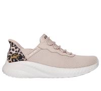 Skechers Women's Slip-ins: BOBS Sport Squad Chaos - Seize The Hour Sneaker in Natural, Size 4.5 | Textile/Synthetic, Vegan, Machine Washable
