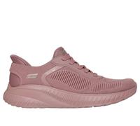 Skechers Women's Slip-ins: BOBS Sport Squad Chaos Sneaker in Rose, Size 3 | Textile/Synthetic, Vegan, Machine Washable