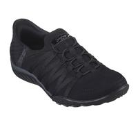 Skechers Women's Breathe-Easy ROLL-with-ME, Black Ripstop/Knit, 4 UK
