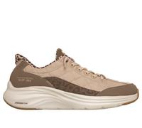 Skechers Women's Slip-ins: Contour Foam - Cosy Fit Leopard Dream Sneaker in Brown, Size 6.5 | Textile/Synthetic/Leather, Machine Washable